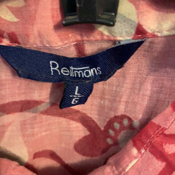 Red and pink blouse - Picture 2 of 3